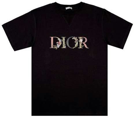 dior t shirt zwart|dior ss21 black t shirt.